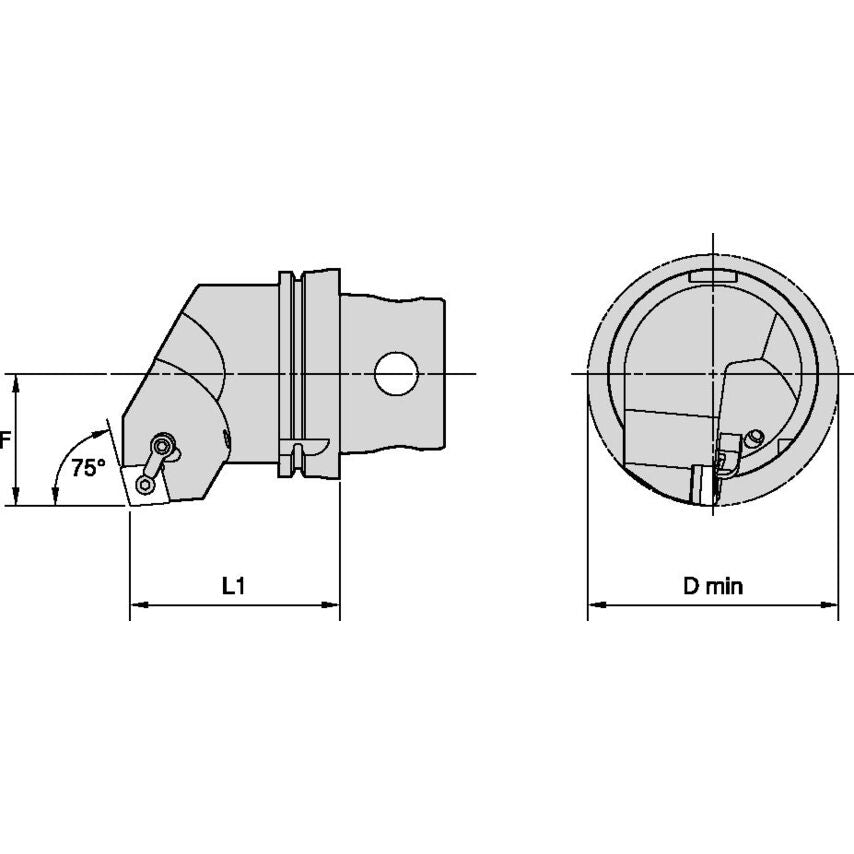 KM4X100MCKNR19 KM4X100 KENLOC 75 Right Hand