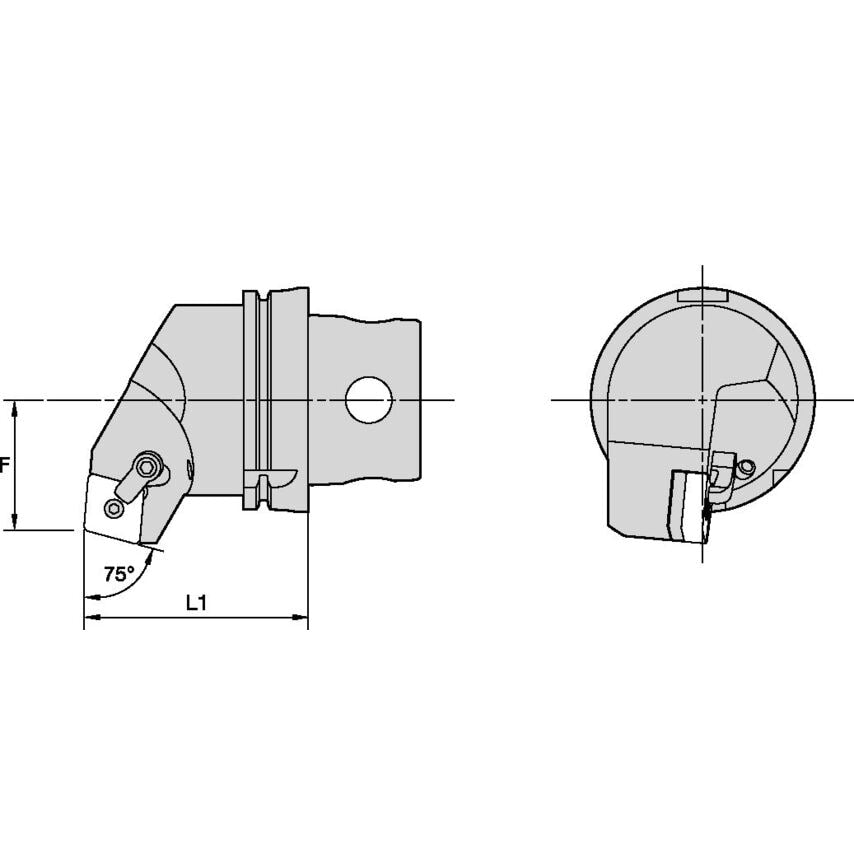 KM4X100MCRNL25 KM4X100 KENLOC 75 Left Hand C