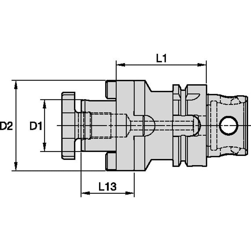 KM4X63CS40070M KM4X63 Combi Shell Mill Adaptor