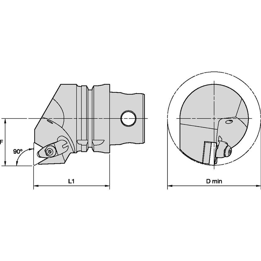 KM4X63DTFNR22KC04 KM4X63 Kenclamp 90 RH TN..220