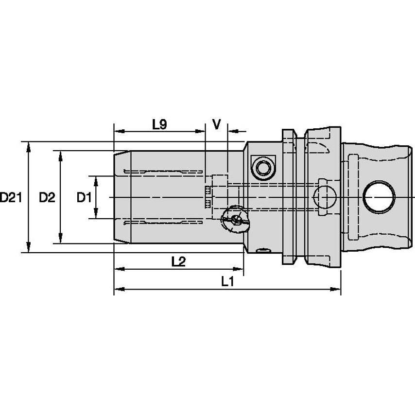 KM4X63HC038338km4X63 Hydraulic Chuck HP 3/8