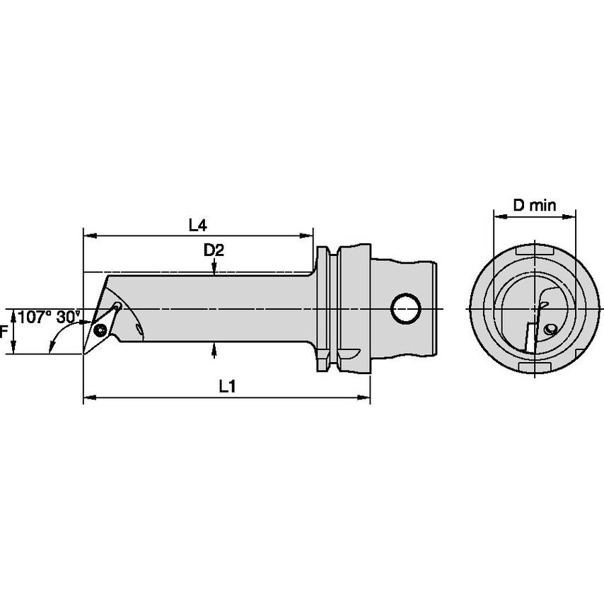 KM4X63S32LSVQBR16 KM4X63 Bor Bar 107 30' SVQB