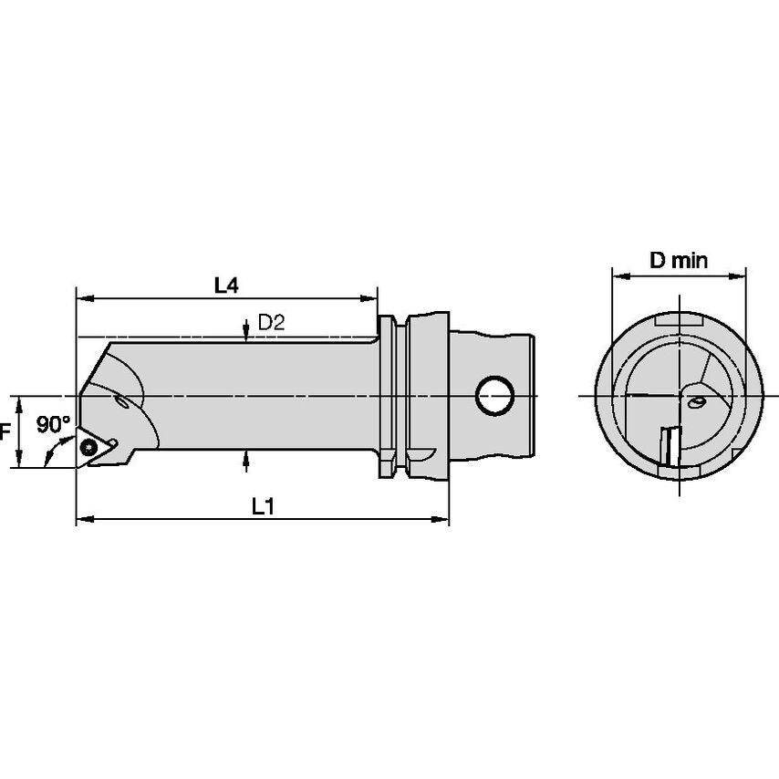 KM4X63S40LSTFCL16 KM4X63 Bor Bar 90 STFC 40MM