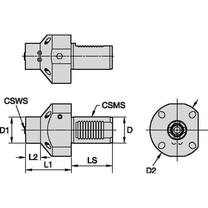 KM50CLAVVDI5080 KM50 KM-LOC Vdi Axial (M)