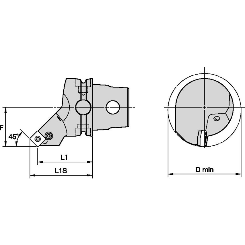 KM50TSPSSNR12 KM50TS KENLEV 45 RH SN..12
