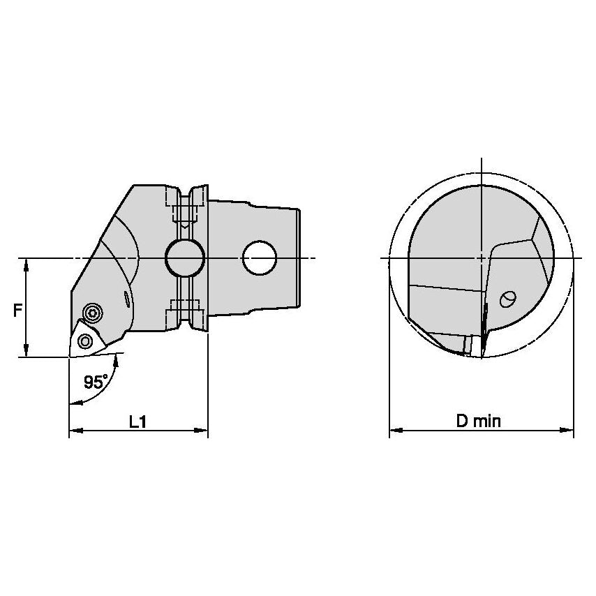 KM50TSPWLNL08 KM50TS Kenlev/Screw 95 LH WN.