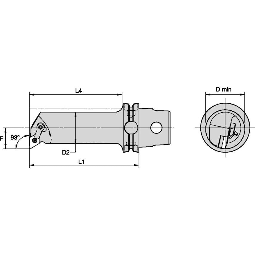 KM50TSS25JMDUNL15 KM50 Steel Bor Bar 93 KENLOC
