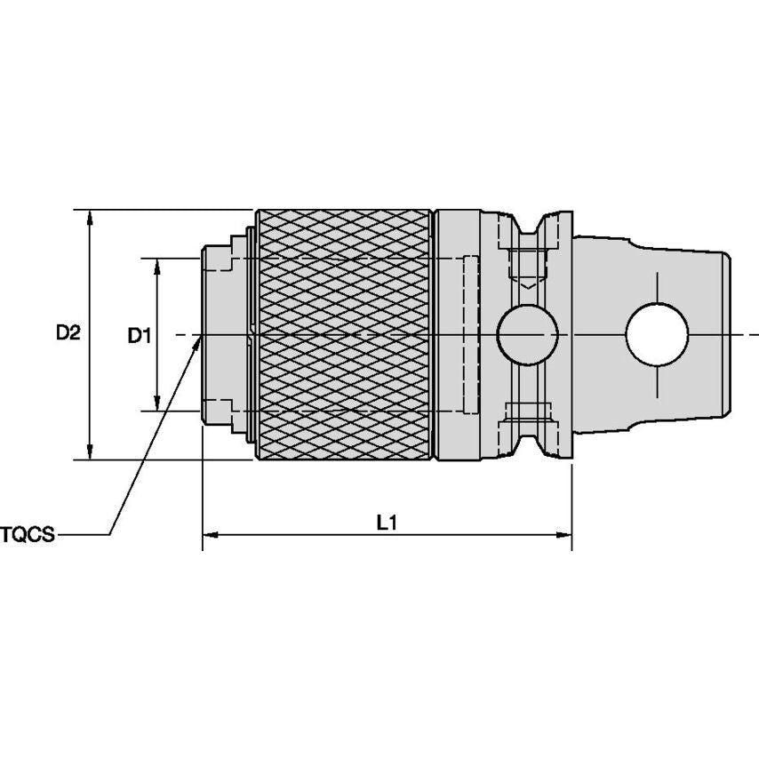 KM50TSST2075m KM50TS Solid Tap Chuck 31 x 75m