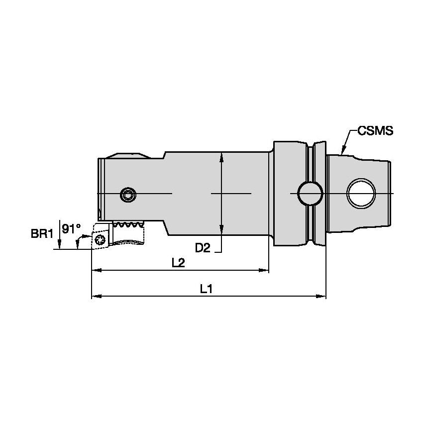 KM63BT08272 Boring Tool KM63 D. 82-103 X=7