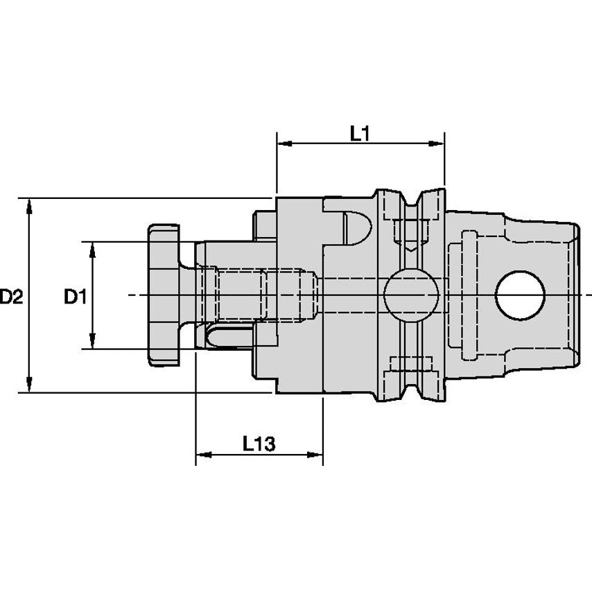 KM63TSCS27040M KM63TS Shell Mill Adapter 27