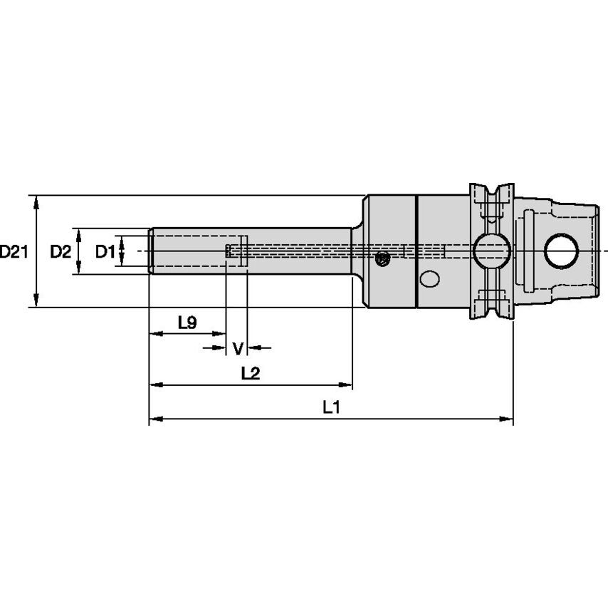 KM63TSHCSLT10160m KM63TS Hydraulic Chuck Slim Line 1