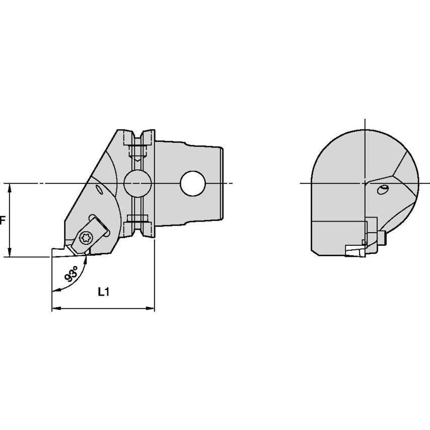 KM63TSNSR3 KM63TS Axial Grooving 90 RH N
