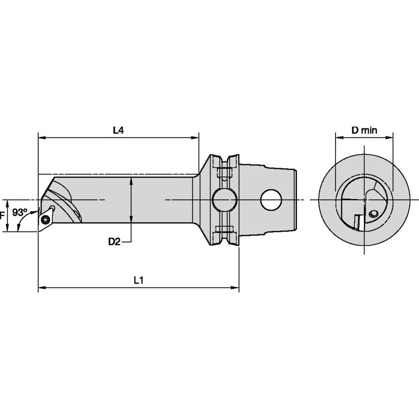 KM63TSS32LSDUCR11 KM63 Steel Bor Bar 93 KENLEV