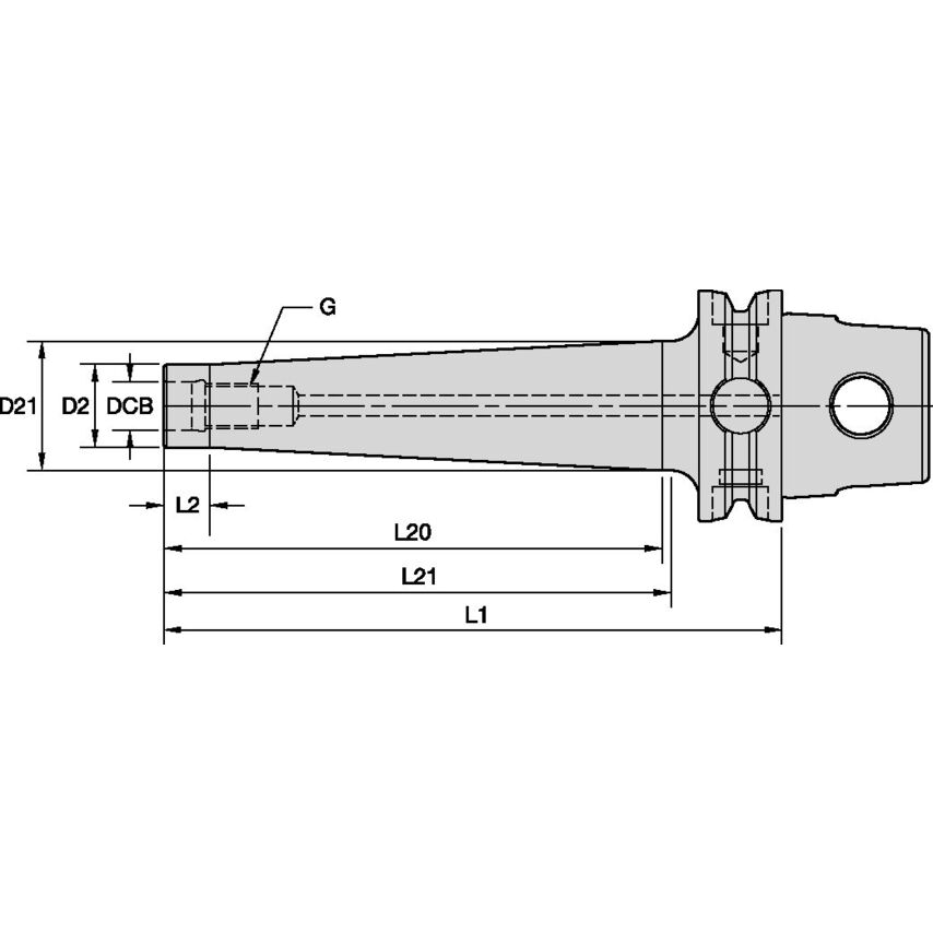 KM63TSSTC06084M KM63TS Screw-On Adapter M6X84M