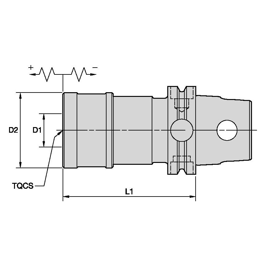 KM63TSTC3147m KM63TS TC Tap Chuck 48 x 147mm