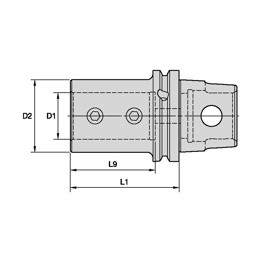 KM63XMZDAT2575Y Drill Adapter KM63XMZ D=25