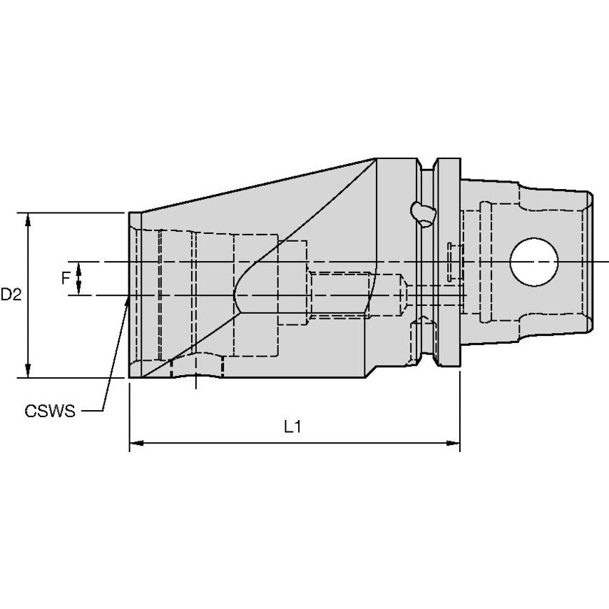 KM63XMZES40110Y KM63XMS To KM40 Offset Reducer