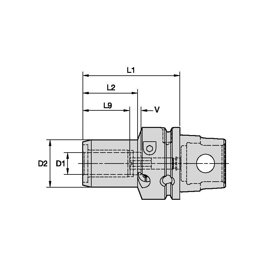 KM63XMZHC125394Y KM63XMZ Hydraulic Chuck HP 1-1/4