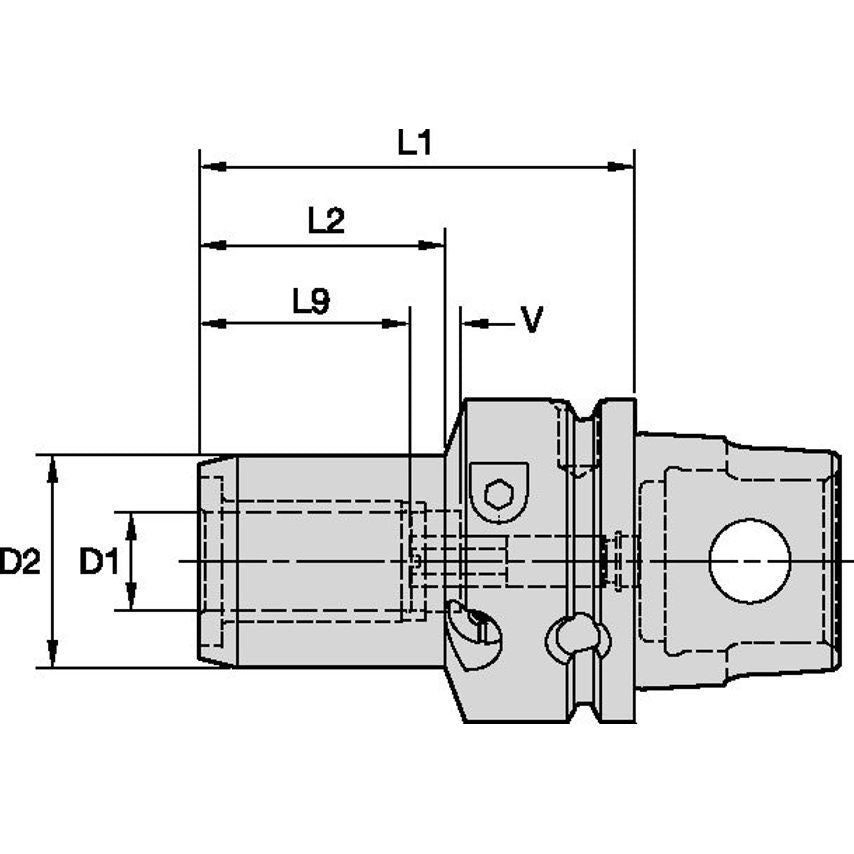 KM63XMZHC32100Y KM63XMZ Hydraulic Chuck HP 32 x 1