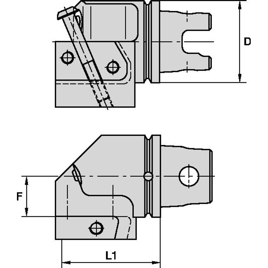 KM63XMZKGMSR50Y KM63 XMZ Modular End Mount RH
