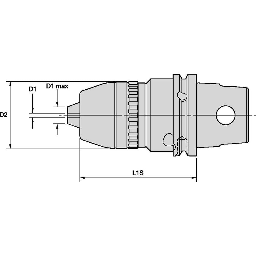 KM63XMZRDC1390Y KM63XMZ Whistle Notch Chuck 1