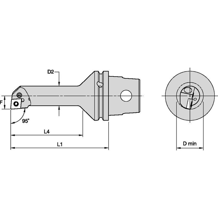 KM63XMZS25KPCLNR12Y KM63 Steel Bor Bar 95 Kenlever
