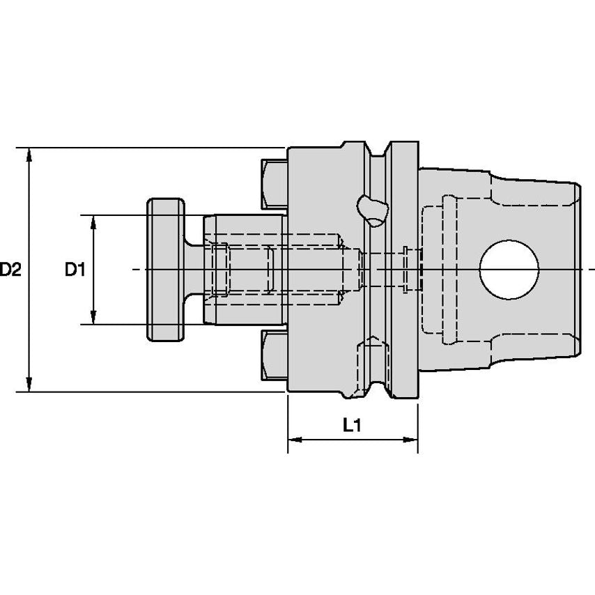 KM63XMZSMC32040MY KM63XMZ Shell Mill Adapter 32