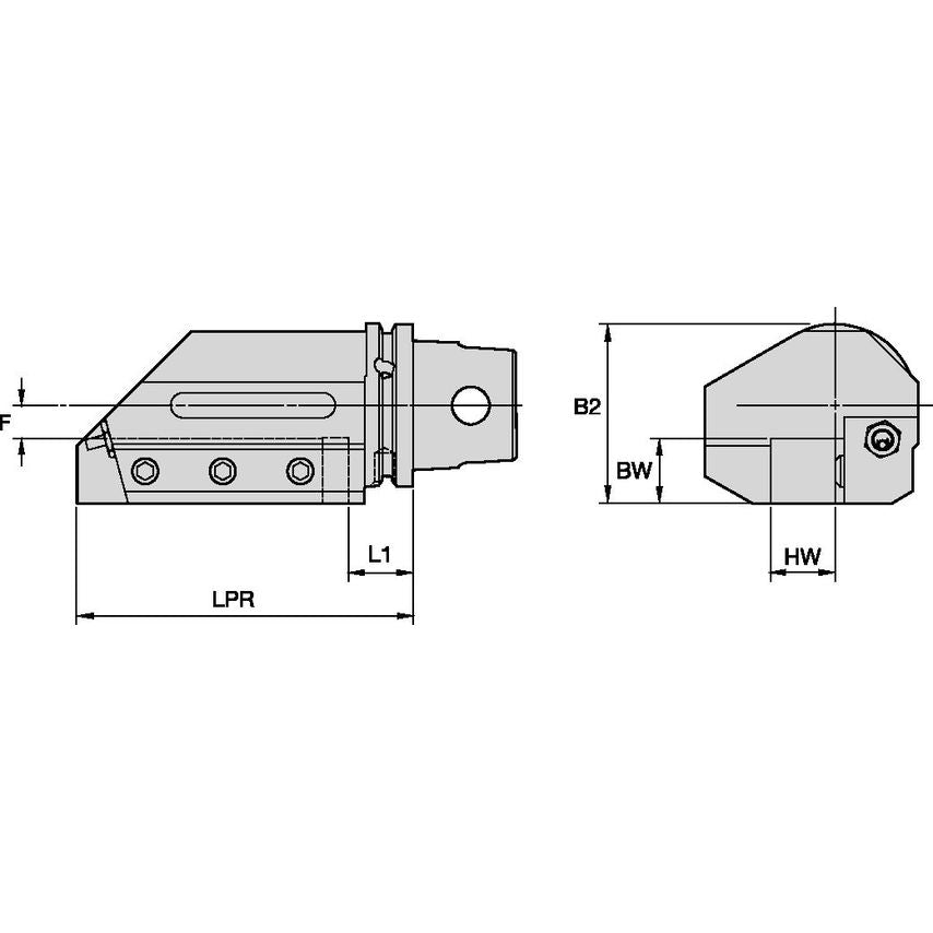 KM63XMZSTALF12Y KM63XMZ Axial Sq Adapter LH 3/