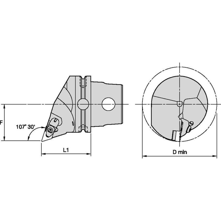 KM80ATCDDQNL15KC06 KM80 Kenclamp 107.5 LH DN..15