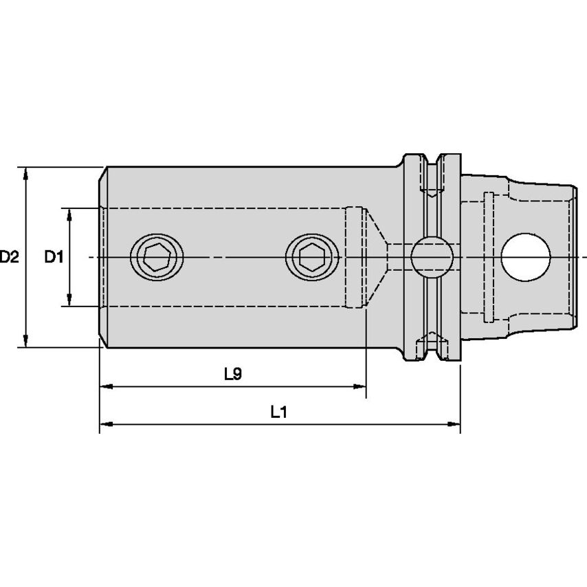 KM80ATCSSF150550km80ATC Flat Adapter Shank 1