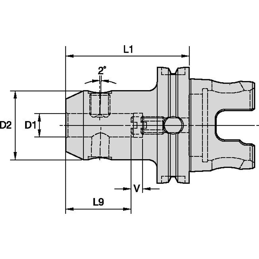 KM80ATCWNEM16085m KM80ATC Whistle Notch Adapter