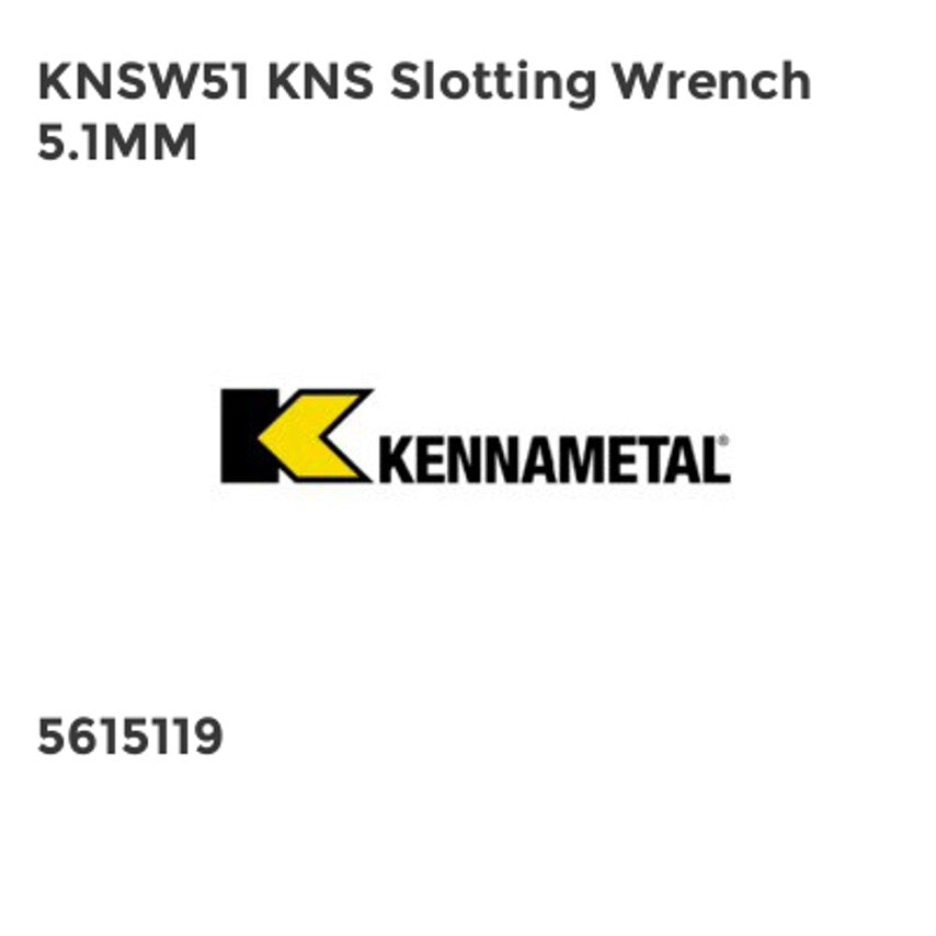 KNSW51 KNS Slotting Wrench 5.1MM