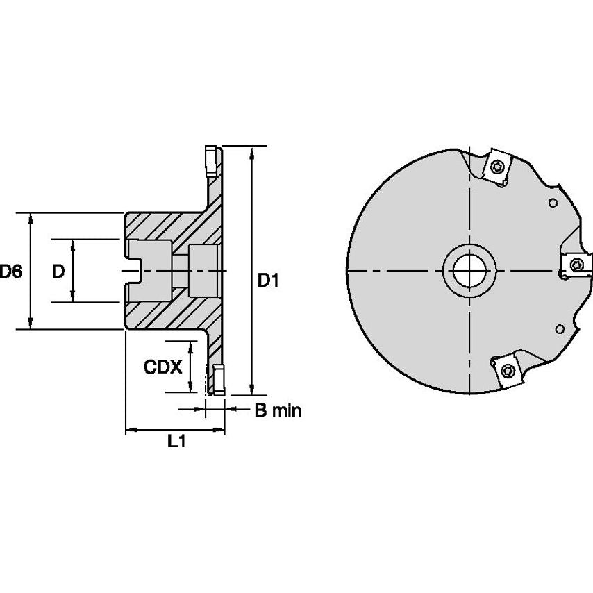 KS48BLNE1255 Narrow Slot Milling Cutter