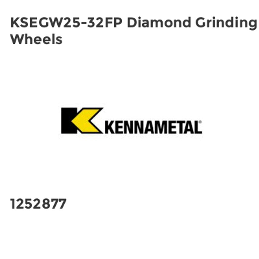 KSEGW25-32FP Diamond Grinding Wheels