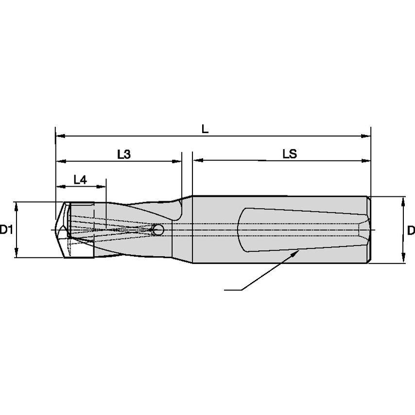 KSEM146R1WN20M KSEM Drill Body 1 x D
