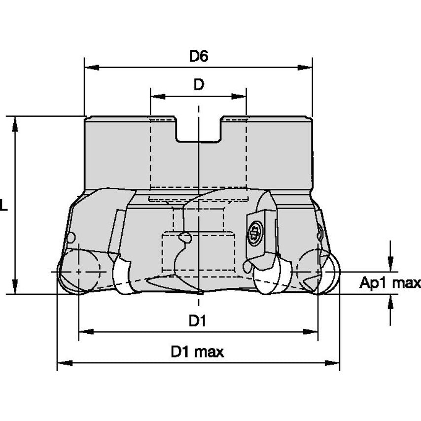 KSSR300RP430C4 High Performance RPG Face Mill