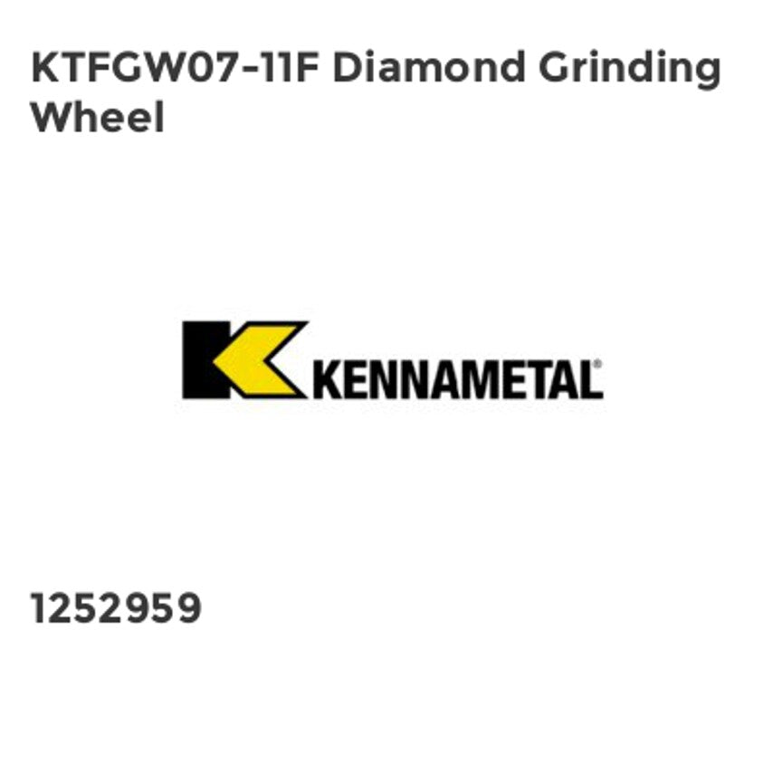 KTFGW07-11F Diamond Grinding Wheel
