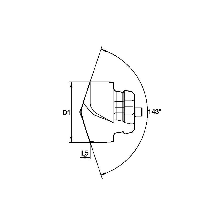 KTFSS09921HPGM KTFS Insert HPG 9, 921MM .3906I