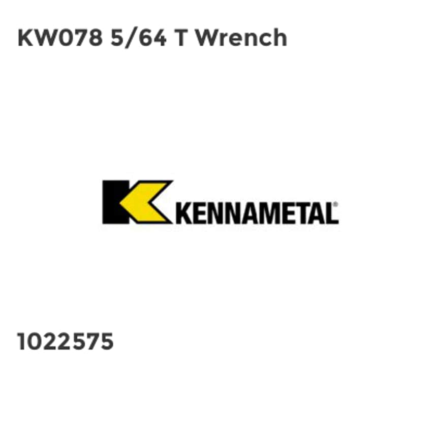KW078 5/64 T Wrench - 1022575