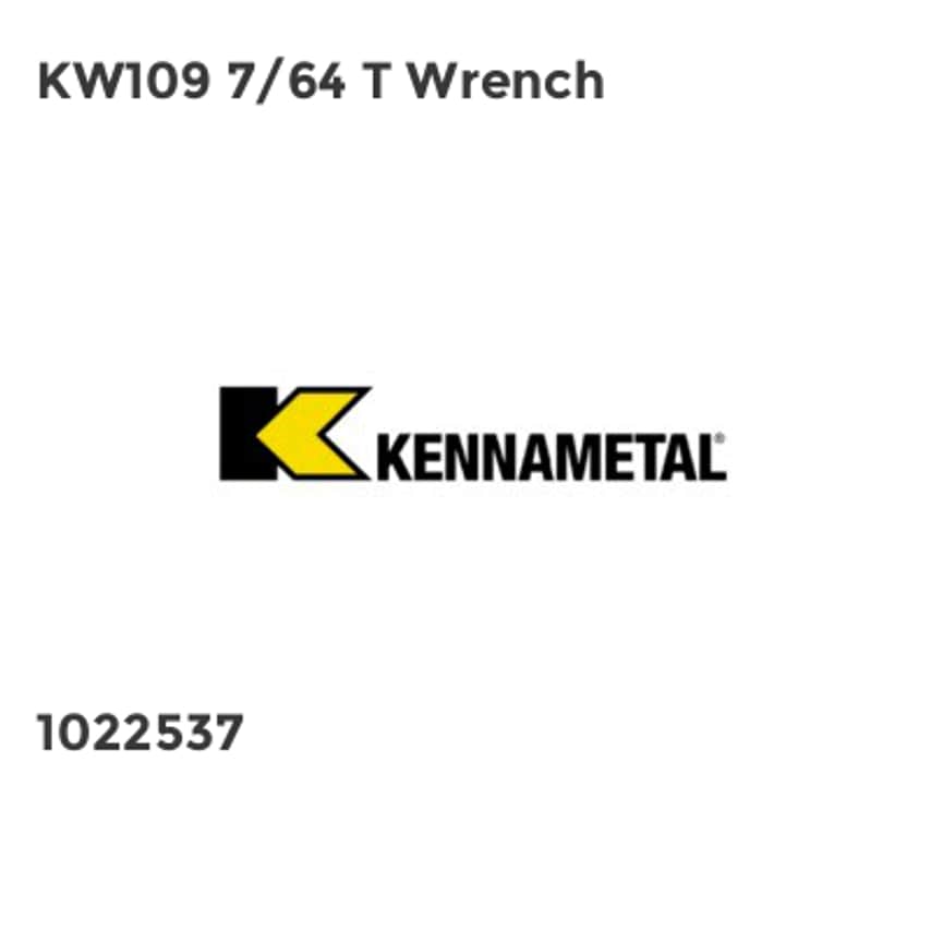 KW109 7/64 T Wrench - 1022537