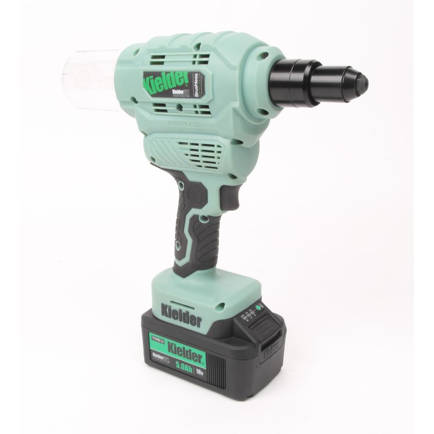 KWT-009 18V Li-ion Brushless Riveter, 1 x 5.0AH Kit