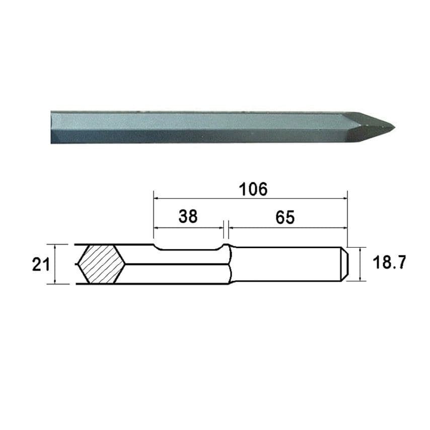 Kango Shank Point 450mm (914113) FAIKAGP450