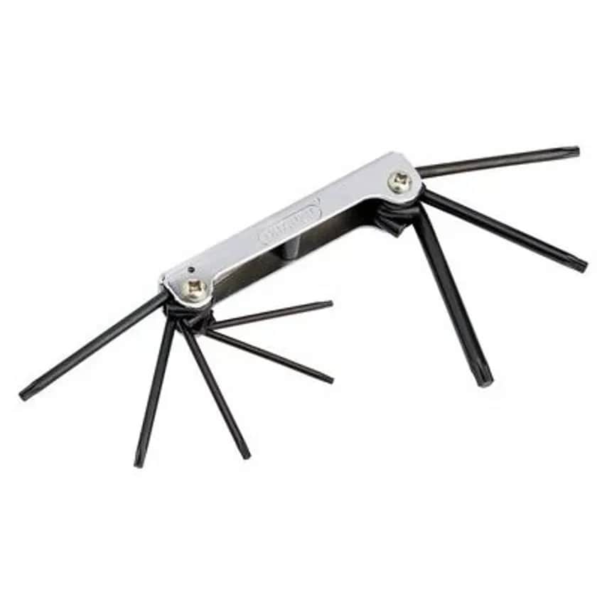 Key Pocket TX -Star 8 Pce Set T9 to T40 Chrome Vanadium Steel