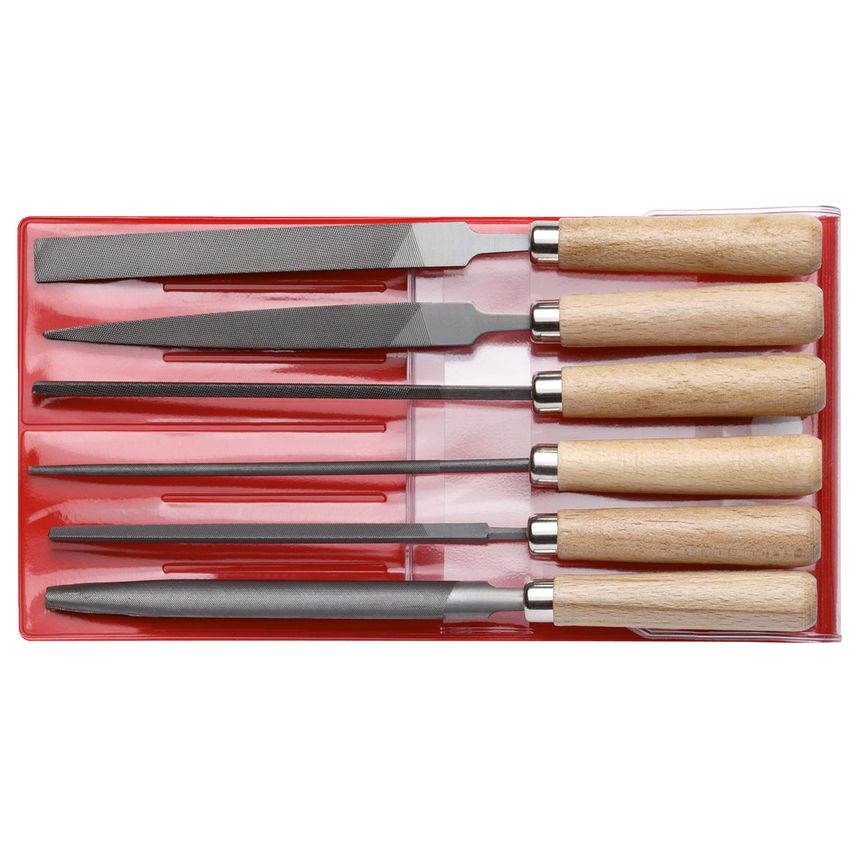 Key file set l.177mm 6pcs