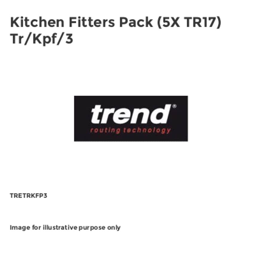 Kitchen Fitters Pack (5X TR17) Tr/Kpf/3