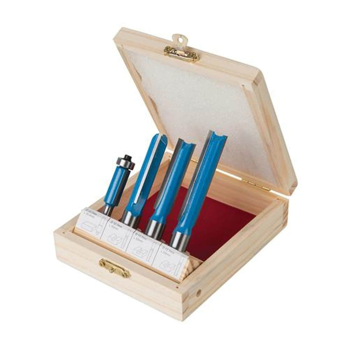 Kitchen Router Bit Set 4 Piece 1/2"/1/4"