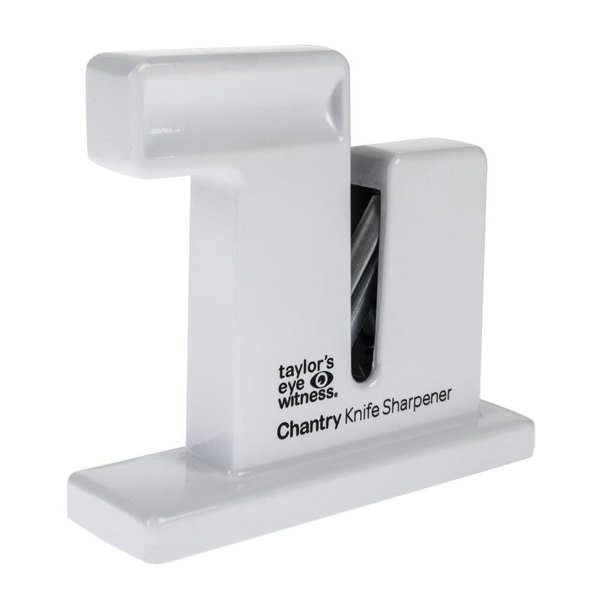 Knife Sharpener - Chantry Sharpener with 2 High-Quality Butchers' Steels