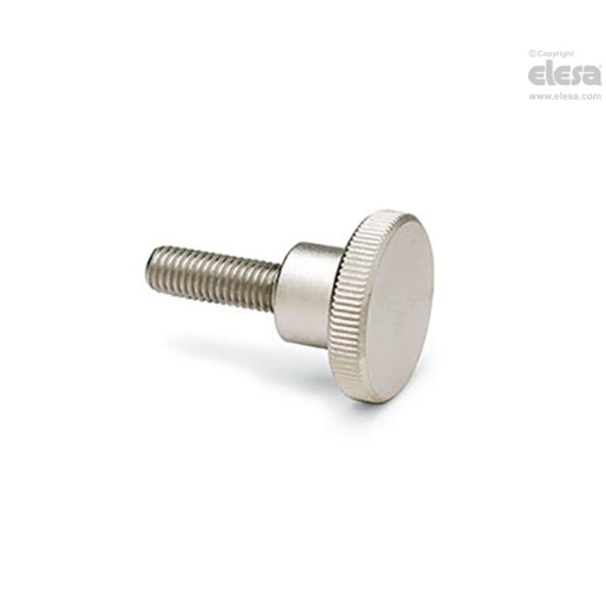 Knurled grip knob-DIN 464-M6-8-NI