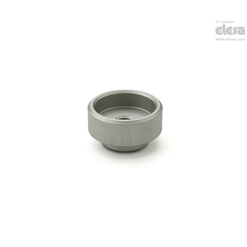 Knurled grip knob-DIN 6303-M5-A-NI