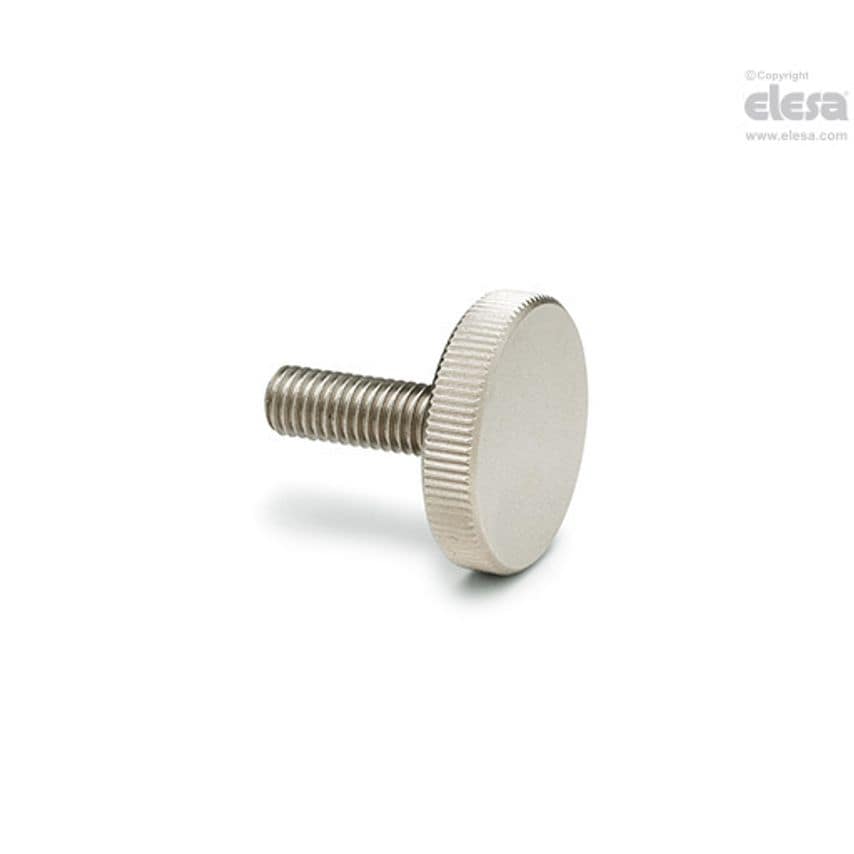 Knurled grip knob-DIN 653-M8-16-NI